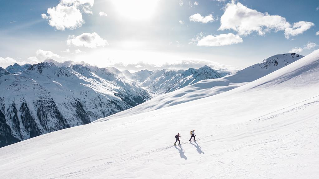 fast paced ski racing action